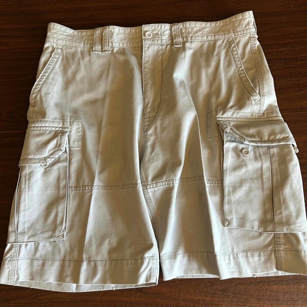 Polo Ralph Lauren Cargo Shorts Mens 38 Khaki Classic Chino Cotton Gorpcore Prep
